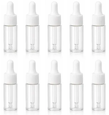 10 Glas-Roll-On-Flaschen 5 ml mit Kugelapplikator