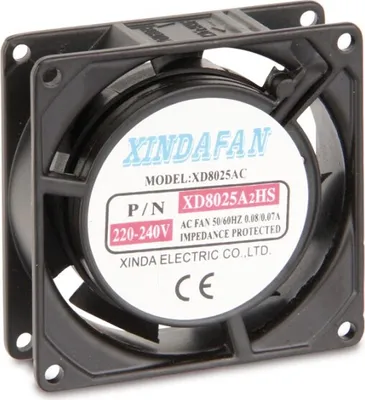 Produktbild von Xinda Lüfter 230V AC 80 x 80 x 25 mm