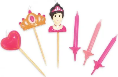 Produktbild von 12 Kerzen + 3 Prinzessin Kerzen