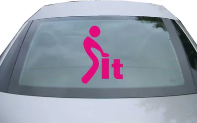 Produktbild von Indigos UG - Aufkleber Heckscheibe & Motorklappe DE6458 - pink - 600x428 mm - It - Auto Scheiben Fenster Heckklappe Tuning Racing JDM - Die cut