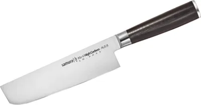 Obrázek produktu pro Nůž Samura MO-V 6,6" Nakiri - autentický japonský ocelový kuchařský nůž pro přesné krájení zeleniny