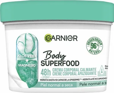 Obrázok produktu pre Garnier Body Superfood Aloe Vera upokojujúci telový krém 380ml