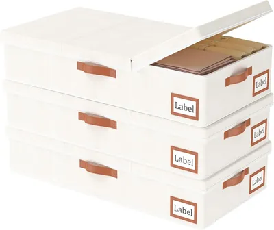 Produktbild von Ordnungsbox Yawinhe Unterbett-Aufbewahrungsbehälter, Decken-Aufbewahrungstaschen mit großem Fassungsvermögen und verstärktem Griff, Organisation und A