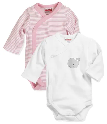 Produktbild von Playshoes Wickel-Body 1/1-Arm 2er Pack Wal