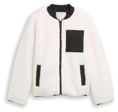 Immagine prodotto di Tom Tailor 1048358_152, Donna, Bambino, Vestibilità regolare, Chiusura con zip, Poliestere, Color crema