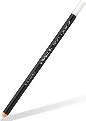 Image de Crayon de couleur glasochrome imperméable blanc Staedtler