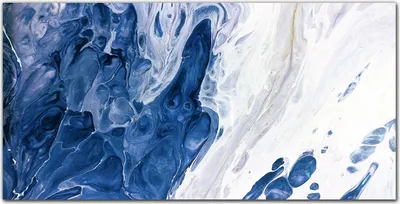Produktbild von Coloray Bild aus Acryl 120 cm x 60 cm - Wanddekoration Wohnzimmer Acrylblock mit Bild Gehärtetes Acryl Dekoration Küche - Wellen Fantasie