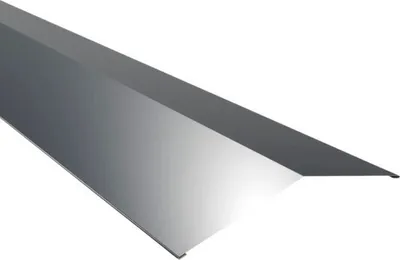 Produktbild von PRECIT Firstblech für Trapezblech anthrazitgrau RAL 7016 2000 mm x 200 mm x 200 mm x 0,5 mm