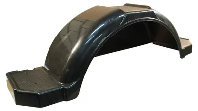 Novio Blatník/ochrana proti striekajúcej vode s jednou nápravou plast 250 mm x 1025 mm 6A6595.302