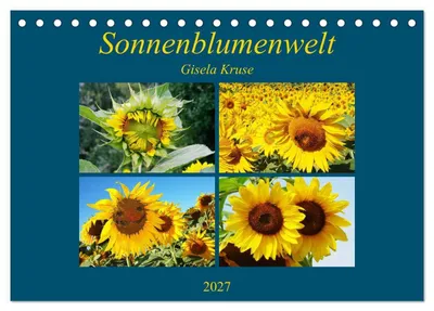 Produktbild von Sonnenblumenwelt (Tischkalender 2027 DIN A5 quer), CALVENDO Monatskalender