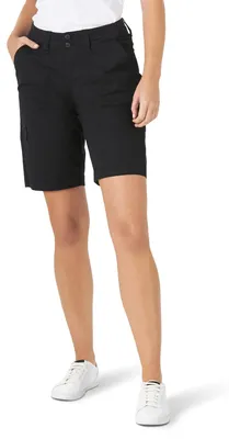 Productafbeelding van Lee Damen broek, model Missy, relaxed fit, Avey knit, cargobroek met elastische tailleband, zwart, maat 42