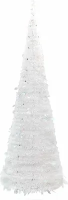Obrázek produktu pro vidaXL Pop-Up vánoční stromek umělý 50 LED diod bílý 120 cm