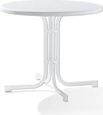 Image de Tables pliantes rondes Sieger Boulevard en tube d'acier/Mecalit Pro