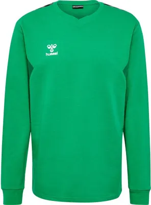 Produktbild von Hummel Authentic Co Training Sweatshirt Unisex, grün, XXL, Unisex,Damen,Herren