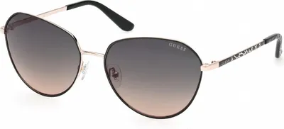 Produktbild von Guess Gu00148 Damen-sonnenbrille Schwarz  Mann Schwarz One Size
