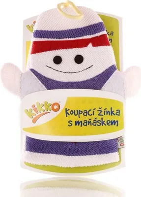 Produktbild von XKKO Badehandschuh mit Puppe – Vogelscheuche
