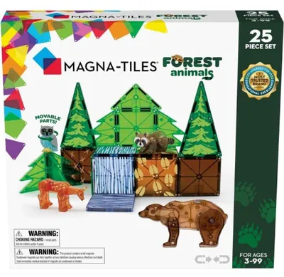 Obrázek produktu pro MAGNA-TILES Lesní zvířátka - sada 25 dílků pro kreativní hru
