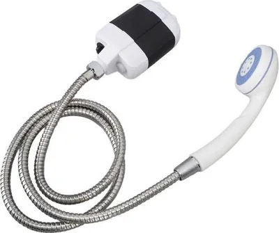 Produktbild von Tragbare, wiederaufladbare USB-Campingdusche, 2400 mAh, wasserdicht -