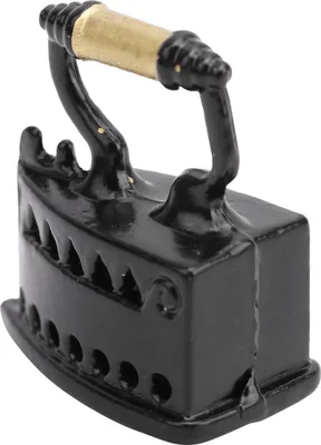 Produktbild von Dollhouse Miniatur 1:12 Maßstab Metall Eisenkleidung Werkzeug Mini Dekoration