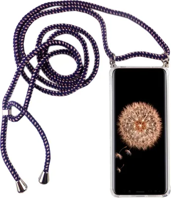 Produktbild von Handykette für Samsung Galaxy S9 Plus - Smartphone Necklace Hülle mit Band - Schnur mit Case zum umhängen in Violett