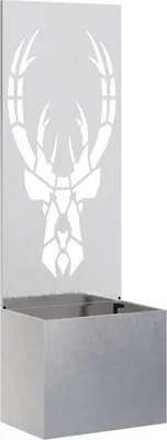 Produktbild von Garten Sichtschutz-Leinwand Silber 50 x 150 cm Edelstahl