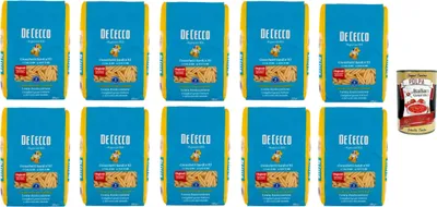 Produktbild von De Cecco Gnocchetti Sardi N°83, 100% Italienisch Pasta Nudeln 10x 500g + Italian Gourmet Polpa 400g