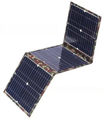 Obrázek produktu pro Solární panelová nabíječka, výkon 45 W, přenosný design, skládací solární panel