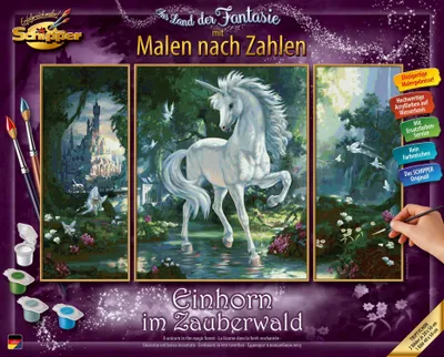 Produktbild von Schipper Malen nach Zahlen - Einhorn im Zauberwald (Tripty)