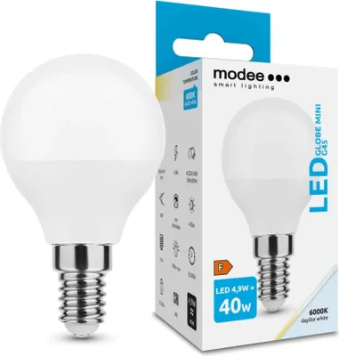 Obrázok produktu pre Modee Lighting LED žiarovka E14 4,9W 6000K MINI G45 (40W)