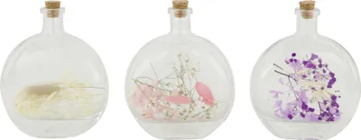 Produktbild von Dijk Flasche Trockenblumen 13 x 4 x 15,5 cm