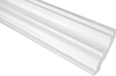 Produktbild von GRAND DECOR Stuckleisten Decke modern, PolyurethanHartschaum & Flexibel - 2m Deckenleisten glatt Eckleisten Polyurethan Kunststoff Stuck (52 Meter P809 weiß)