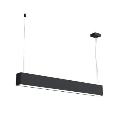 Produktbild von Linear Pendelleuchte aus Aluminium, 4000K Farbtemperatur, 6,3 cm breit, 4,5 cm hoch