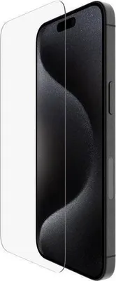 Produktbild von Displayschutzfolie für iPhone 15 Pro Max, Belkin UltraGlass, Stoßfest, Antimikrobiell