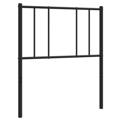 Immagine prodotto di vidaXL Testiera in metallo nero 80 cm