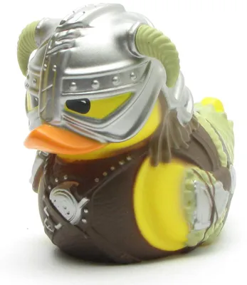 Produktbild von TUBBZ Badeente Skyrim Dovahkiin Boxed Edition Vinyl 11 cm