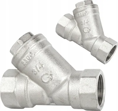 Zdjęcie produktu dla Diamond Filtr gazowy skośny mosiężny 3/4" DN20 GW pełnoprzelotowy