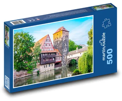 Zdjęcie produktu dla martinpuzzle - Puzzle 500 - Norymberga - rzeka