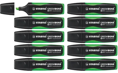 Immagine prodotto di STABILO GREEN BOSS evidenziatore 1 pz Punta smussata Verde