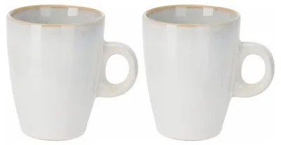 Produktbild von Siaki Kaffeebecher / Teebecher Faye - Set 2x - weis - 220 ml - Becher - Keramik