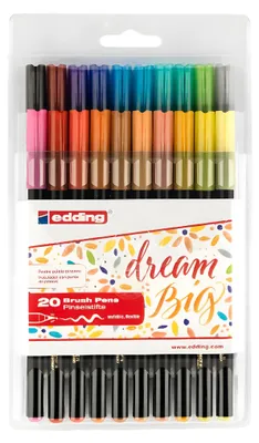Image de edding 1340 Crayon pinceau assorti (blister de 20)