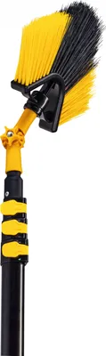 Produktbild von Neustanlo - Dreiecksbesen inkl. Teleskopstange 400 cm mit intuitiven Schnellspannsystem und ergonomischen Handgriffen - ideal zur Pflege von Haus und Garten