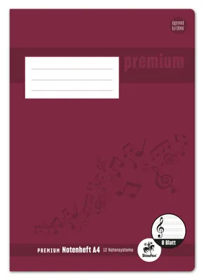 Immagine prodotto di Staufen® 734010115 Libro musicale senza linee guida Righello N Righello musicale senza margine