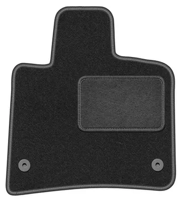 Produktbild von Fahrermatte Velours für Audi Q7 I 4L 2005-2015 (SUV) – 1-tlg, Graphit, passgenau – Wielganizator LUX – Ausführung W0875