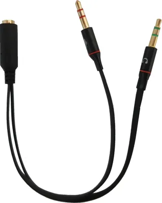 Image de Link Accessori LKADAT137 câble audio 3,5mm 2 x 3.5mm Noir