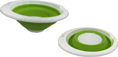 Produktbild von Schüssel mit Sieb 400 x 205 x 85 mm  Platzsparend zusammenfaltbar- und verstaubar und griffbereitvon  Conny Clever®