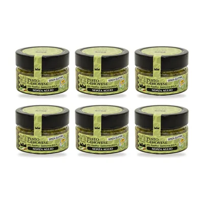 Produktbild von TubeORIGINAL Pesto alla Genovese ohne Knoblauch mit 39 % Basilico Genovese DOP – 6er-Pack (6 × 100 g)