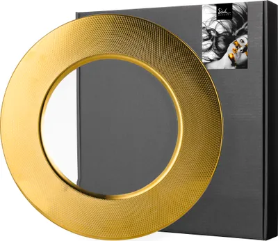 Immagine prodotto di Eisch Vorteilset 12 Stück Platzteller 516/32cm gold im Geschenkkarton AUREA 76651633 und Geschenk + Spende