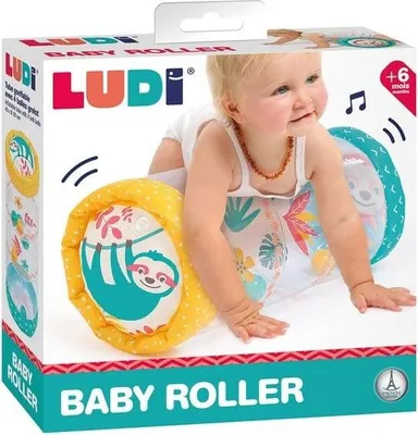 Produktbild von Rollfaultier Babyspielzeug mit aufblasbarem Zylinder 450x200x200 mm