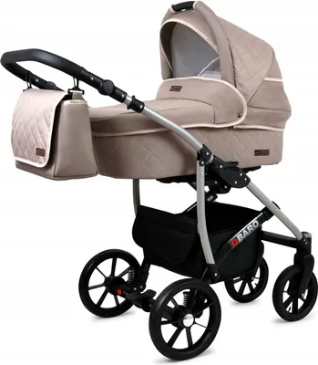 Produktbild von BabyLux® Qbaro | 2in1 Kinderwagen Set | Khaki | Kombikinderwagen | Kinderwagenset | Buggy + Baby