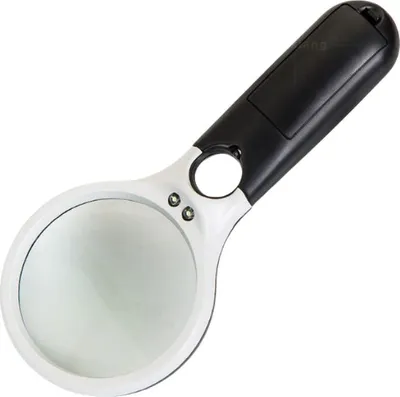 Obrázek produktu pro INF 3x LED Ruční Lupa - Ideální pro Čtení, Šperky a Řemesla